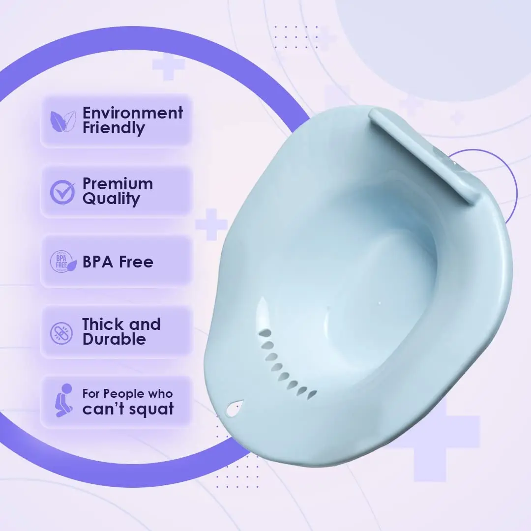 Zabb sitz bath by Rondeyvoo Eurasia, a toilet seat designed for hemorrhoid treatment, postpartum care, and anal/vaginal cleansing.