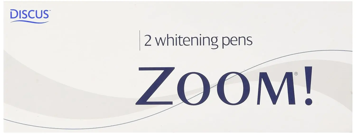 This image shows Zoom whitening pens for quick and easy teeth whitening touch-ups at home or on the go with a 5.25% hydrogen peroxide formula for effective stain removal.